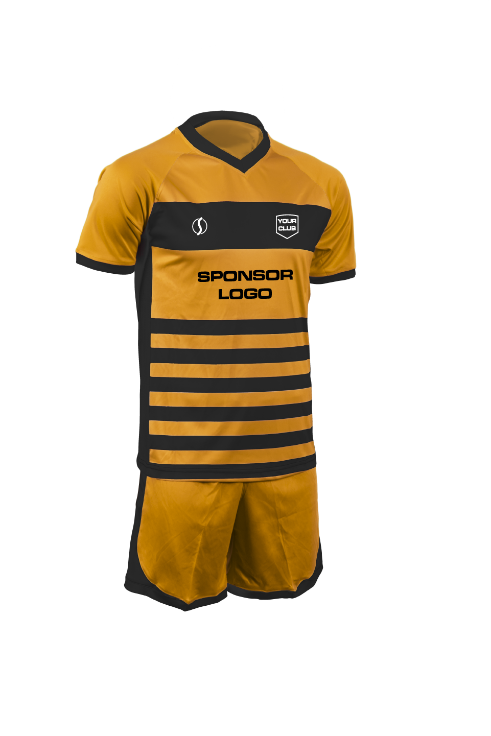 Banda Hooped Football Kit with logos and numbers (Junior)