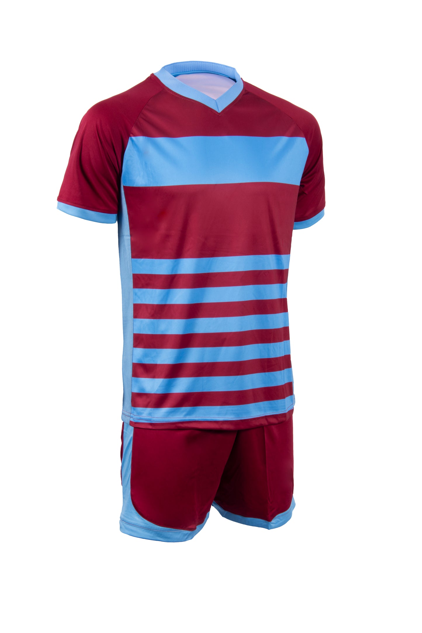 Banda Hooped Football Kit with logos and numbers (Junior)