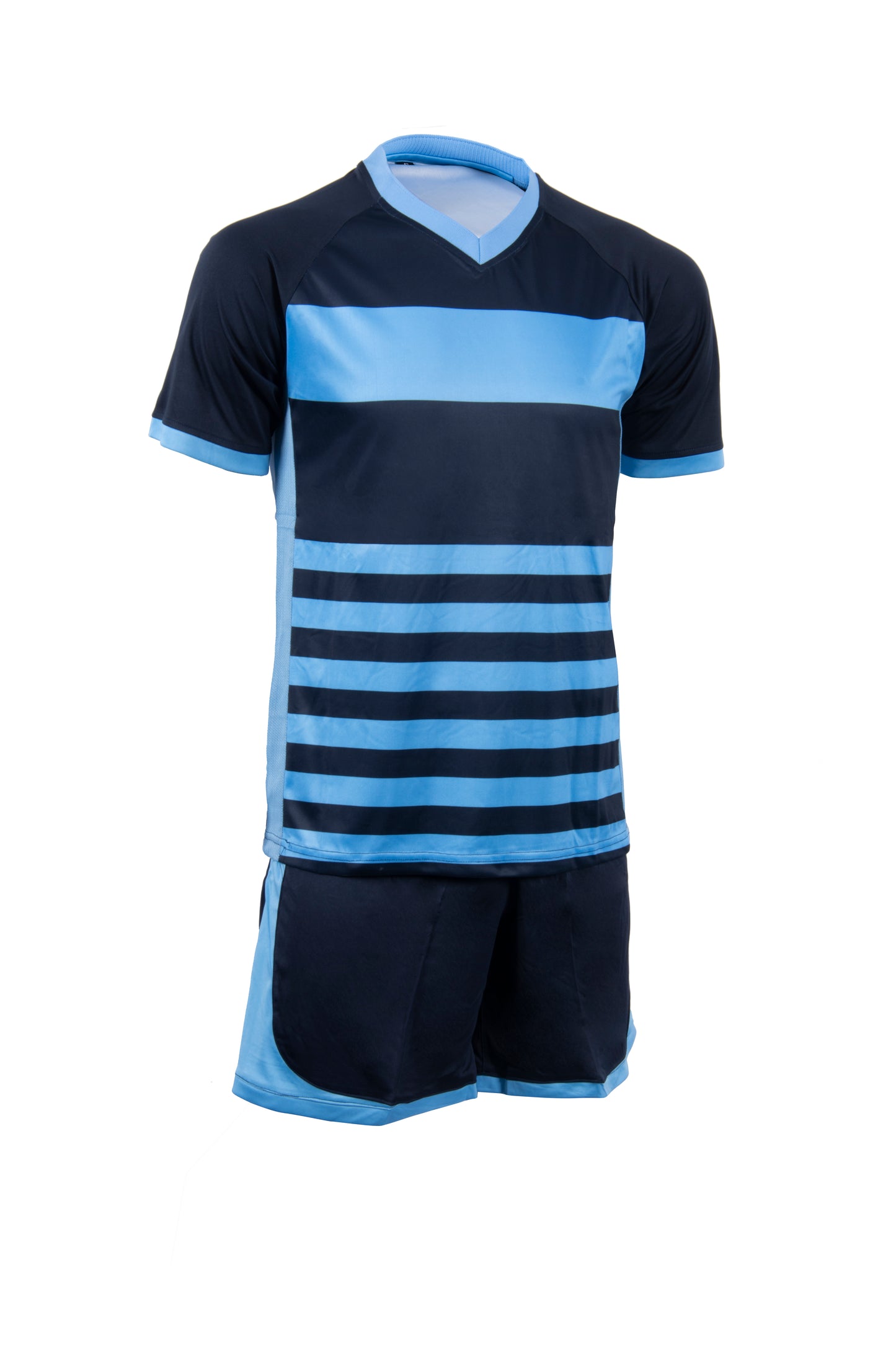 Banda Hooped Football Kit with logos and numbers (Junior)