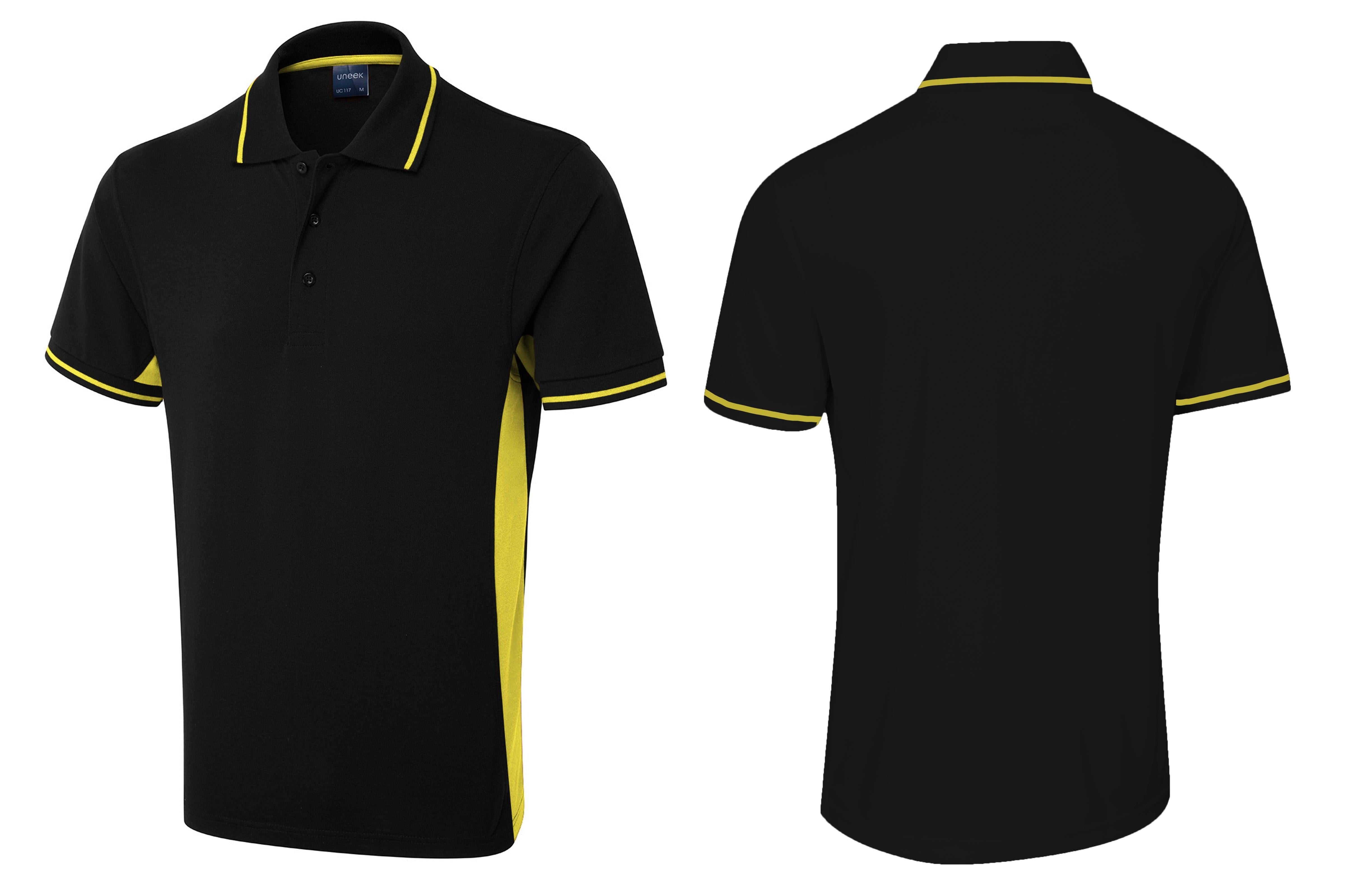 Two tone outlet polo shirts